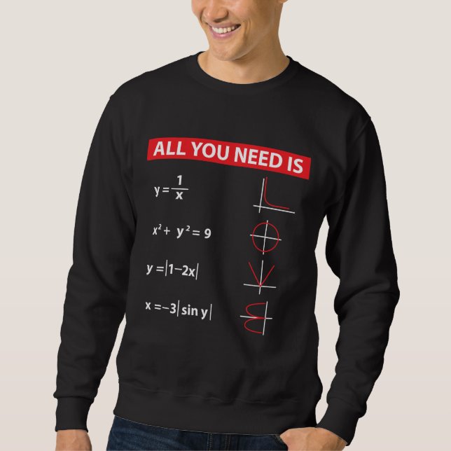 Sudadera Idea del regalo del profesor de matemáticas de la (Anverso)