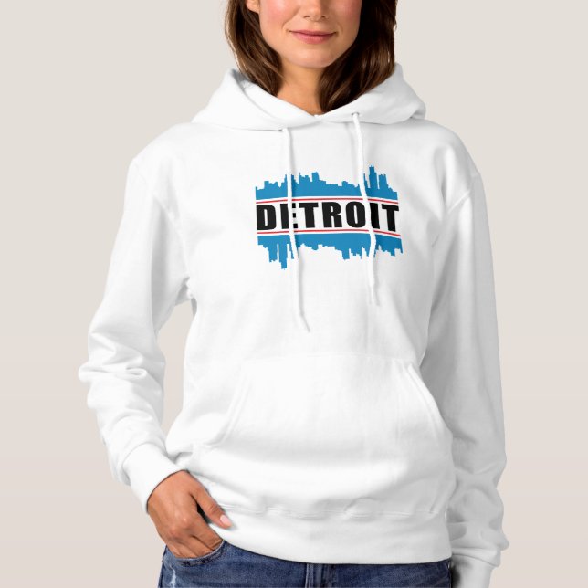 Sudadera Idea divertida de regalo de Detroit USA City Citys (Anverso)