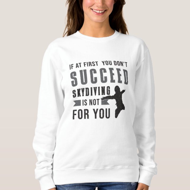 Sudadera Idea divertida de regalo de paracaidismo ascension (Anverso)