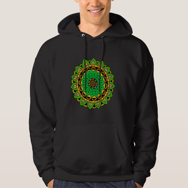 Sudadera Idea Mandala para profesores de yoga (Anverso)