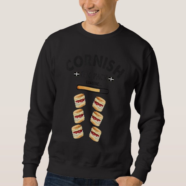 Sudadera Ideas de scones de Cornualles para hombres y seis  (Anverso)