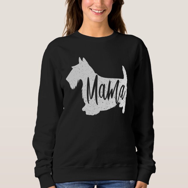 Sudadera Ideas de Scottish Terrier Mama Sealyham (Anverso)
