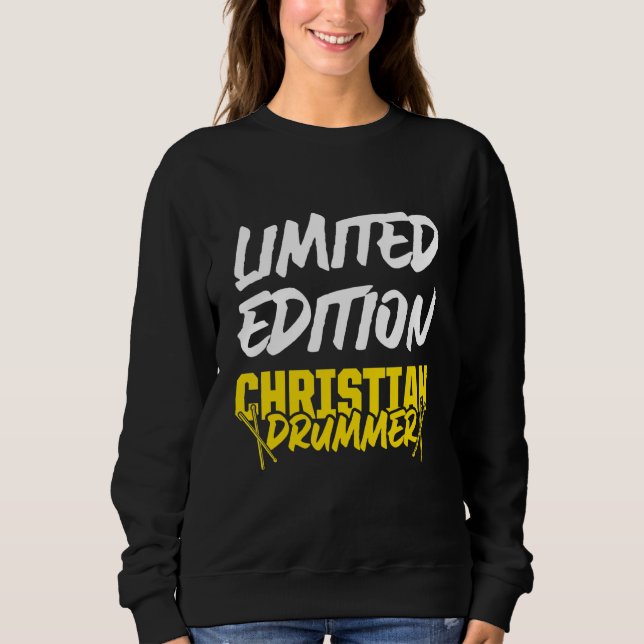 Sudadera Iglesia cristiana del tambor de culto 62 (Anverso)