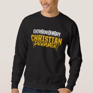 Sudadera Iglesia cristiana del tambor de culto 71