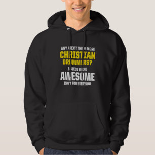 Sudadera Iglesia cristiana del tambor de culto 72