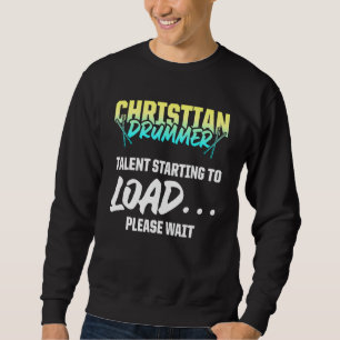 Sudadera Iglesia cristiana del tambor de culto 85