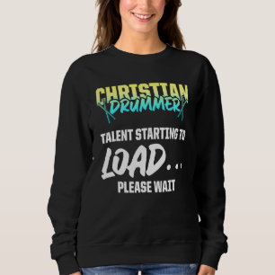 Sudadera Iglesia cristiana del tambor de culto 85