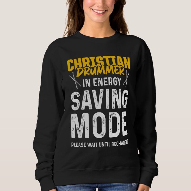 Sudadera Iglesia cristiana del tambor de culto 86 (Anverso)