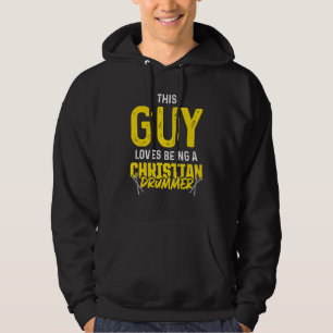 Sudadera Iglesia cristiana del tambor de culto 89