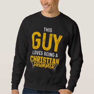 Sudadera Iglesia cristiana del tambor de culto 89