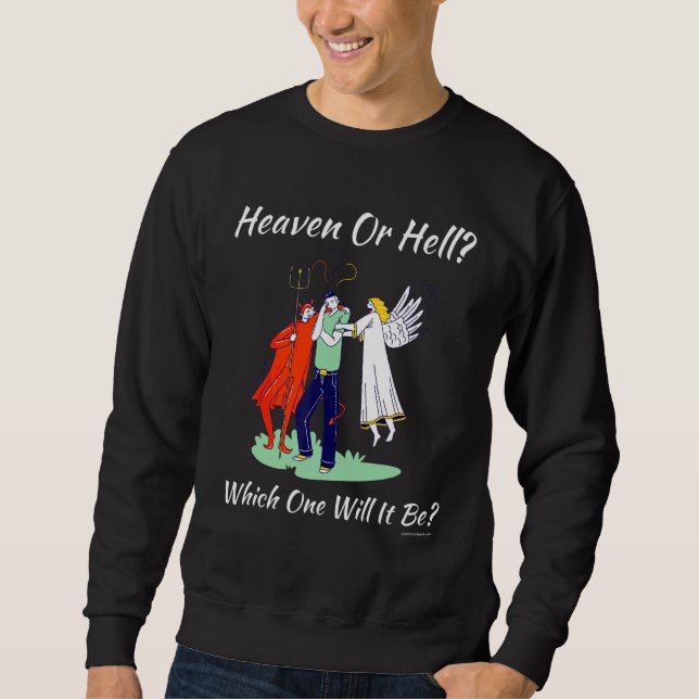 Sudadera Iglesia Religiosa Cristiana Satanás Dios Cielo O T (Anverso)