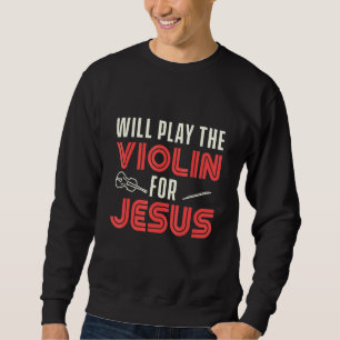 Sudadera Iglesia violinista cristiana venera a violinista 2