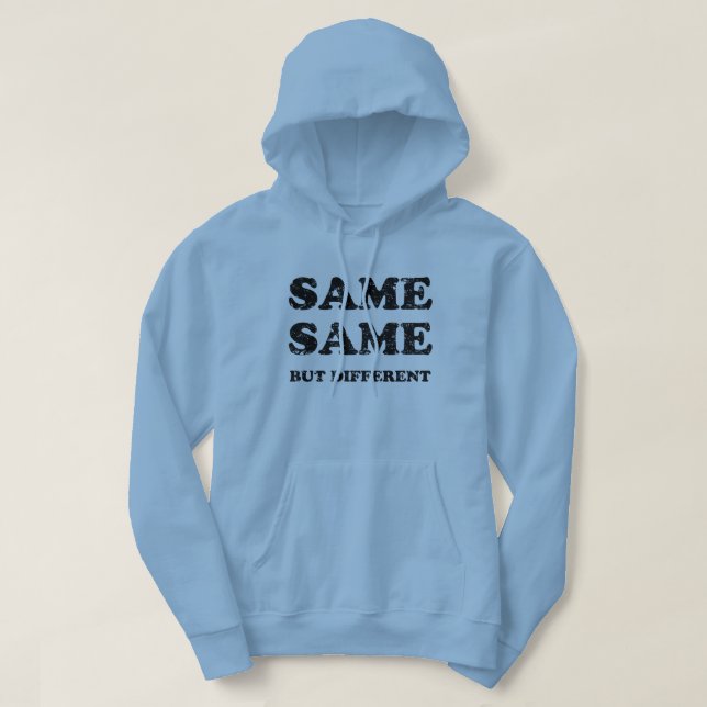 SUDADERA IGUAL PERO DIFERENTE (Diseño del anverso)