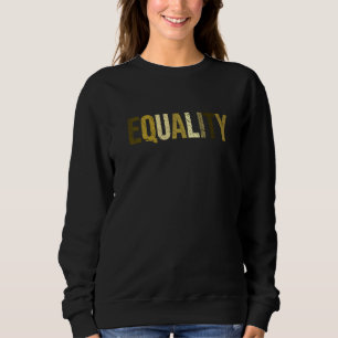 Sudadera Igualdad Color de Piel Blm Mes de la Historia Negr