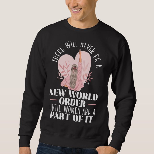 Sudadera Igualdad Feminismo en Derechos Humanos (Anverso)