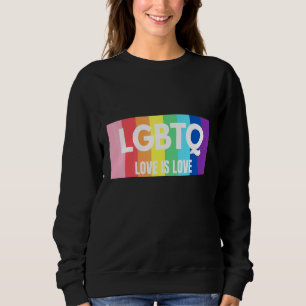Sudadera Igualdad Lgbt Q Orgullo Gay El Amor Es Amor