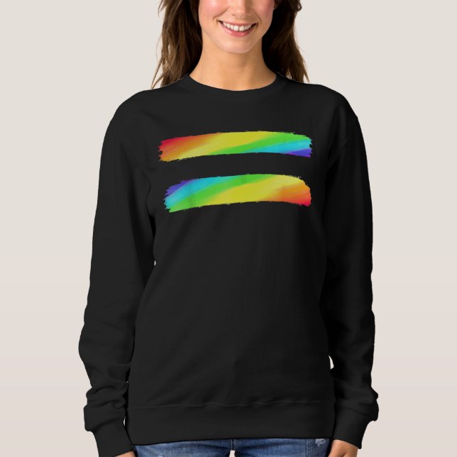 Sudadera Igualdad Lgbt Sensibilización Sobre El Orgullo Gay (Anverso)