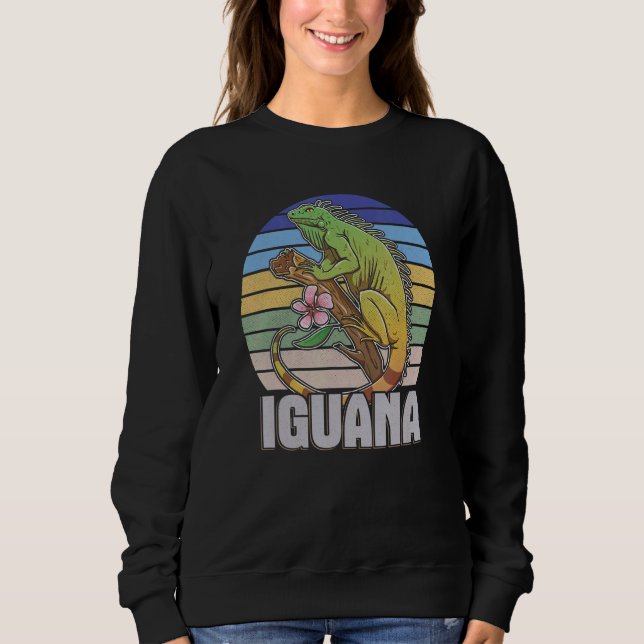 Sudadera Iguana Reptiles Lizard Mascota Terrario 25 (Anverso)