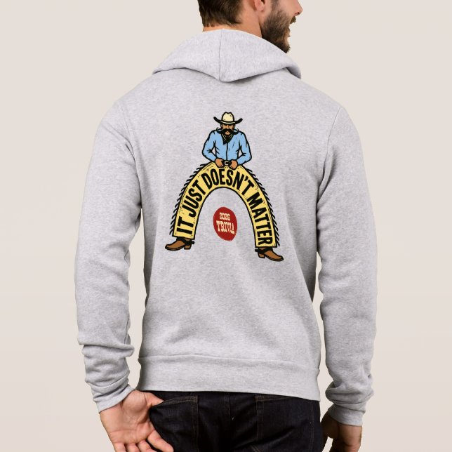 Sudadera IJDM - Buen bigote de vaquero (Reverso)