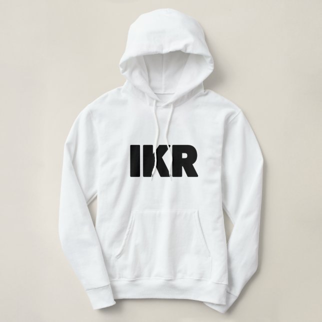 Sudadera IKR | Jerarquí de texto (Diseño del anverso)