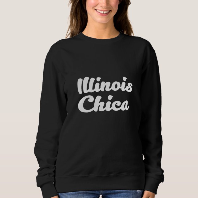 Sudadera Illinois Chica - Chica hispano - Estilo de vida fu (Anverso)