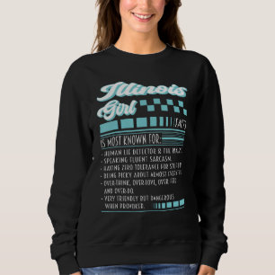 Sudadera Illinois Chica Vestido Detector de Vida Humana Nut