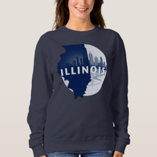 Sudadera Illinois Estados Unidos de América