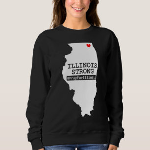 Sudadera Illinois Fuerte Reza Por Illinois