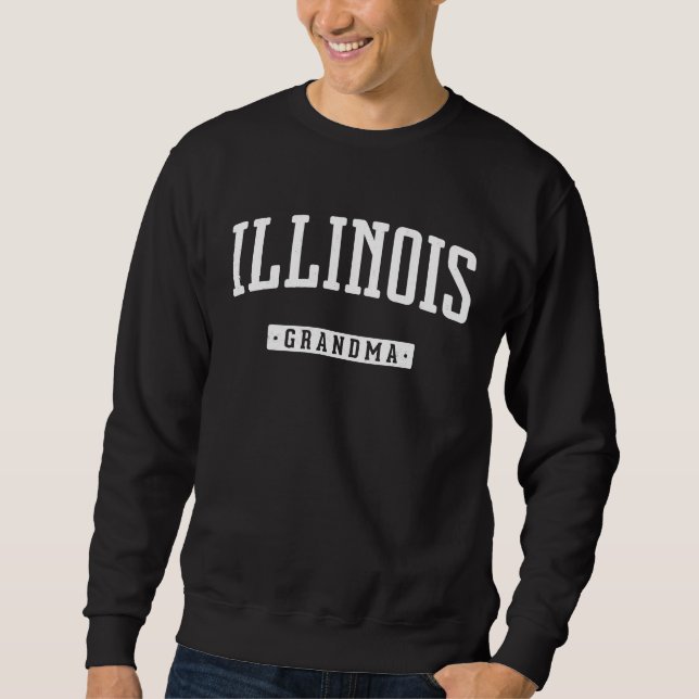 Sudadera Illinois Grandma Vintage (Anverso)