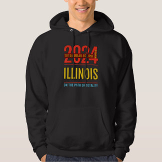 Sudadera Illinois IL Total Solar Eclipse 2024  4 