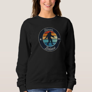 Sudadera Illinois Sasquatch Yetti Vacation Souvenir