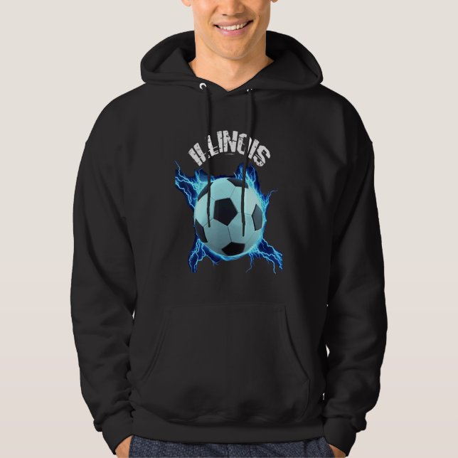 Sudadera Illinois Soccer Retro (Anverso)