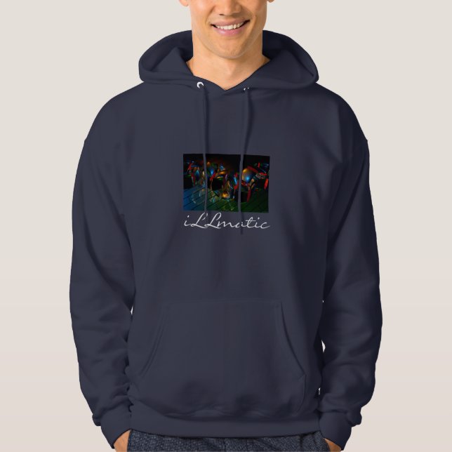 Sudadera iLLmatic metálico (Anverso)