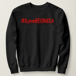 Sudadera "#iLoveGEORGIA " Diseño bonito. Comprar ahora