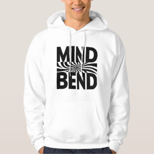 Sudadera Ilusión óptica Mind Bend Negrita Blanco y Negro