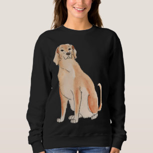 Sudadera Ilustracion acuarela de Labrador