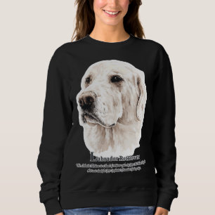 Sudadera Ilustracion acuarela de Labrador Recuperever