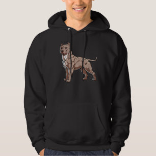 Sudadera Ilustracion americano de matones Pit Bull Terr