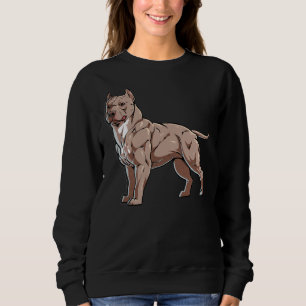 Sudadera Ilustracion americano de matones Pit Bull Terr