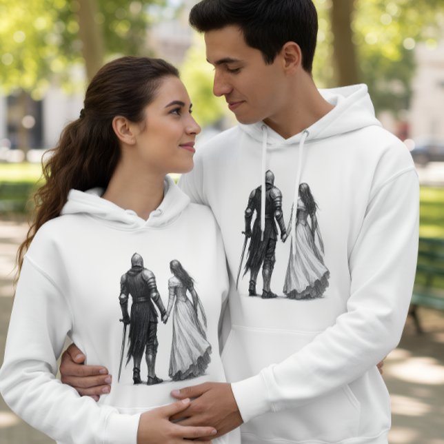 Sudadera Ilustración Atemporal de Romance Medieval (Subido por el creador)