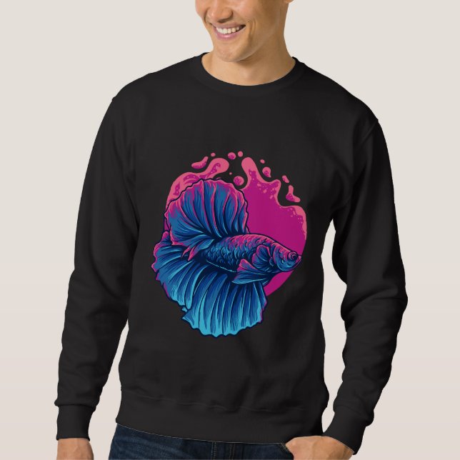 Sudadera Ilustracion Beta Fish (Anverso)