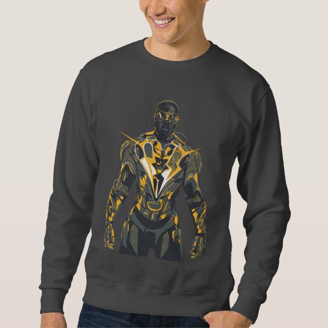 Sudadera Ilustracion Black Lightning (Anverso)