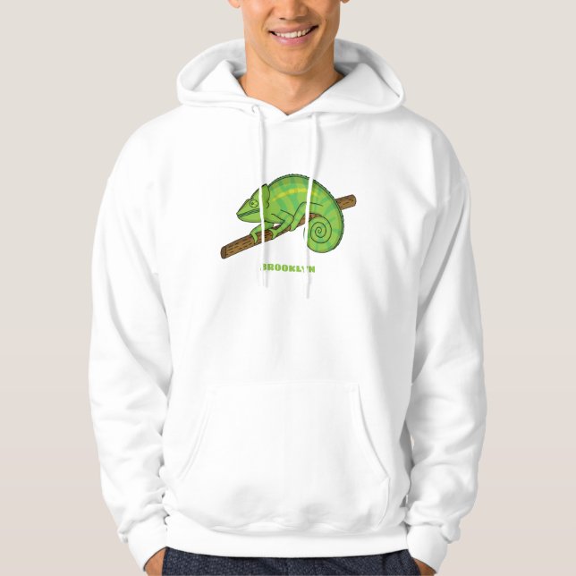 Sudadera Ilustracion Chameleon de Parson (Anverso)