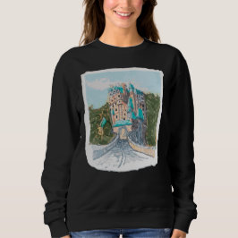 Sudadera Ilustración Colorida de Castillo