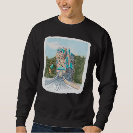 Sudadera Ilustración Colorida de Castillo