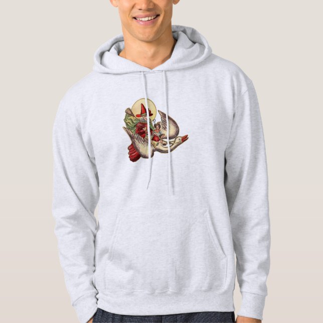 Sudadera Ilustracion de Antigüedades de Madre Goose (Anverso)