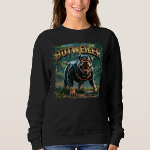 Sudadera Ilustración de Botweiler – Rottweiler Robot Divert