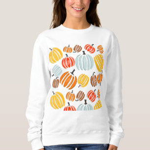 Sudadera Ilustracion de calabazas acuáticas coloridas, cala