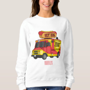 Sudadera Ilustracion de camión de comida para perros calien