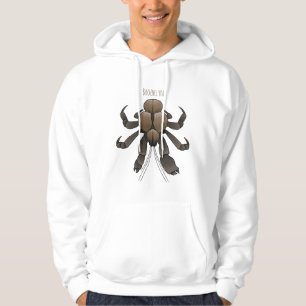 Sudadera Ilustracion de cangrejo de coco personalizado